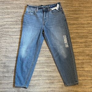 Old Navy Blue Denim Slouchy Taper Jeans